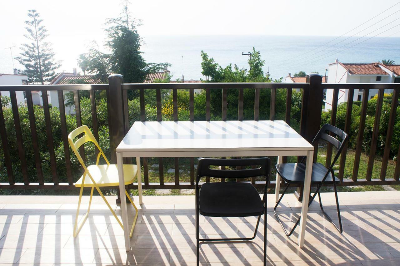 Possidi Aigaiopelagitika 2-Floor Beach House Kalandra ภายนอก รูปภาพ